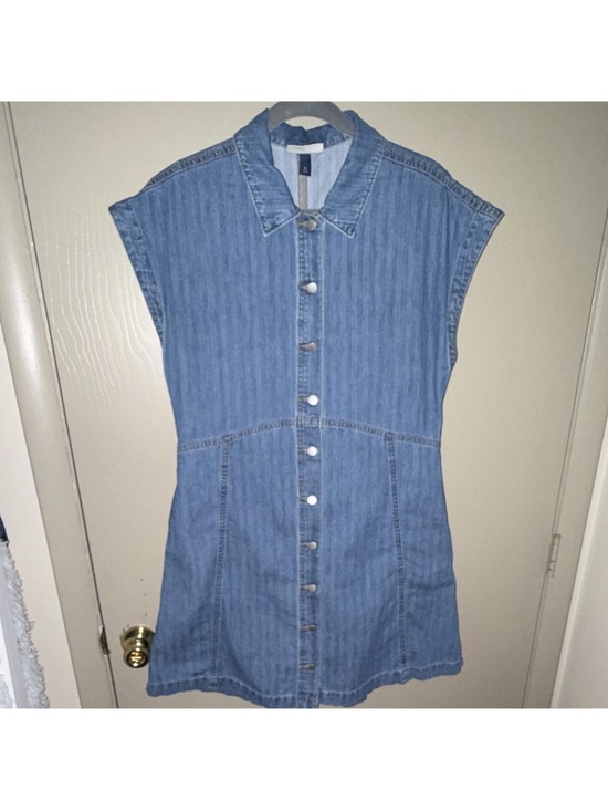 Universal Thread Dresses & Skirts - Universal Thread Light Blue Denim Jacket Label Detail